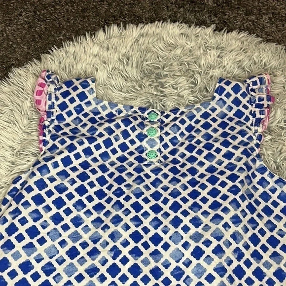MATILDA Jane Wandering Waters Smocked Tassel Top Size Medium - Picture 12 of 13